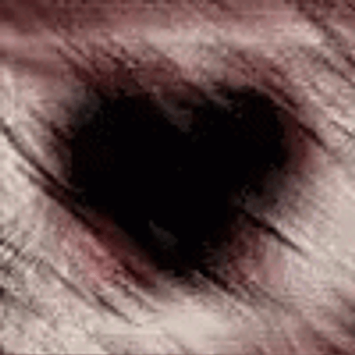 Disturbing Black Heart Horror GIF