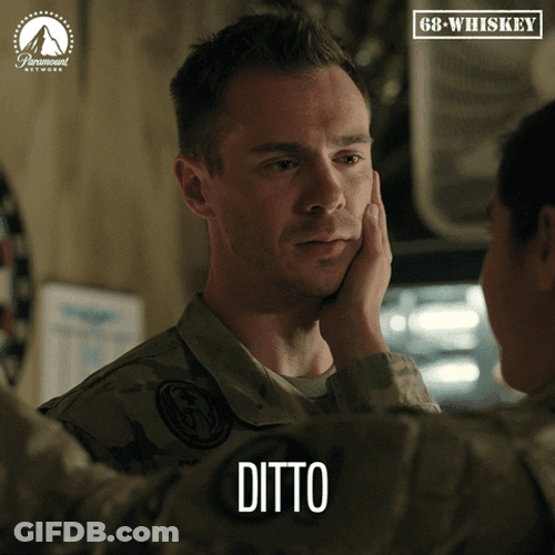 Ditto 68 Whiskey Ron Howard Sam Keeley GIF