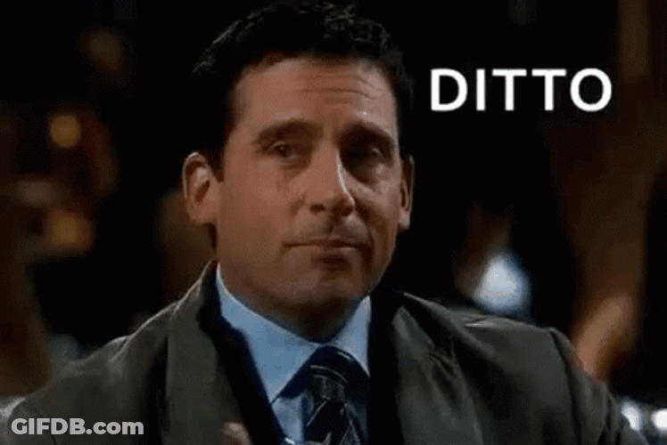 Ditto Wink Drink Michael Scott The Office GIF