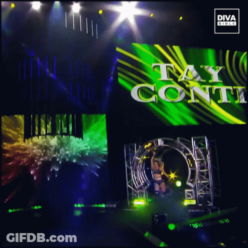 Diva Girl Tay Conti On Stage GIF