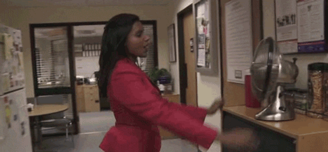Diva Use Office Fan GIF