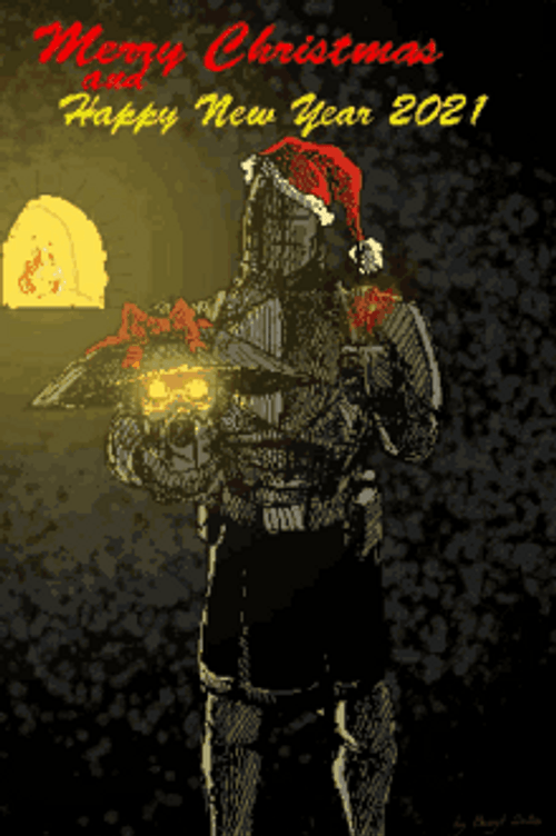 Divine Cybermancy Happy New Year 2021 GIF