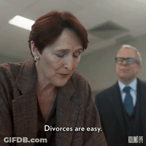 Divorce Are Easy Marriages Are Impossible GIF