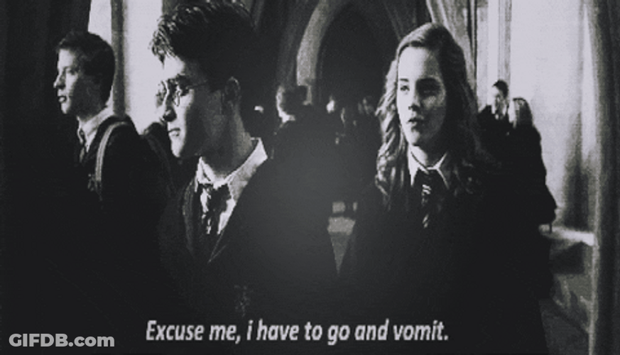 Dizzy Hermione Wants To Vomit GIF
