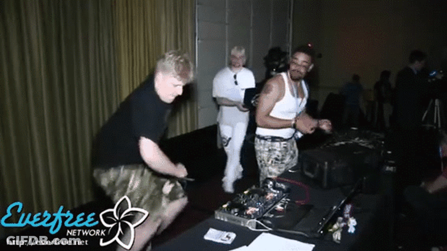 DJ Funny Weird Dancing GIF