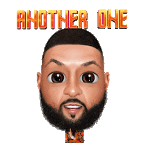 Dj Khaled Bubble Head Cartoon Another One GIF