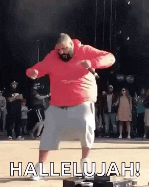Dj Khaled Dancing Hallelujah Moves GIF