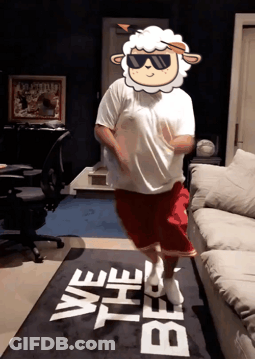 Dj Khaled Dancing Sheep Head Meme GIF