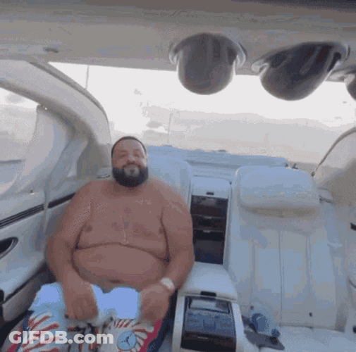 Dj Khaled Dancing Topless GIF