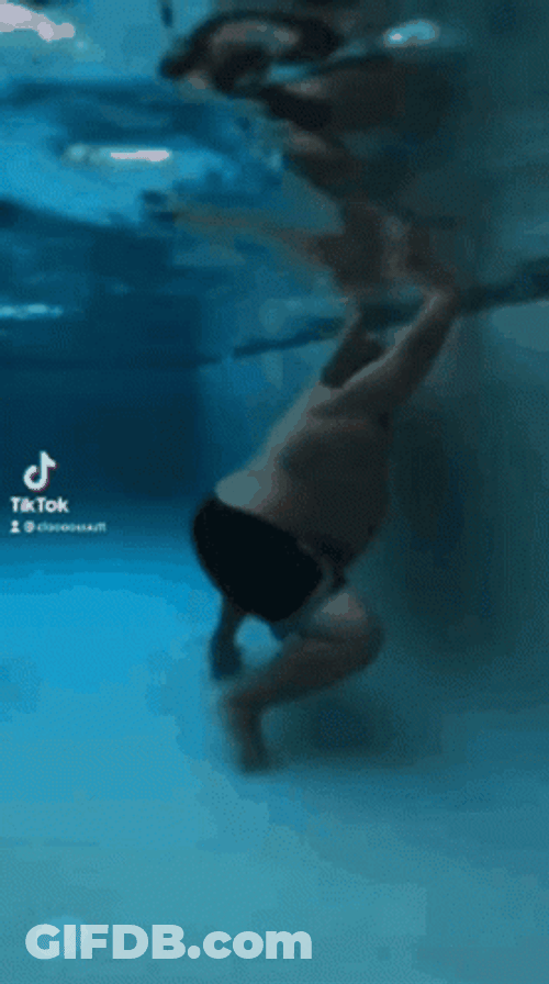 Dj Khaled Dancing Underwater Twerk GIF