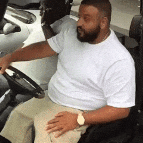 Dj Khaled Riding Golf Cart Another One GIF