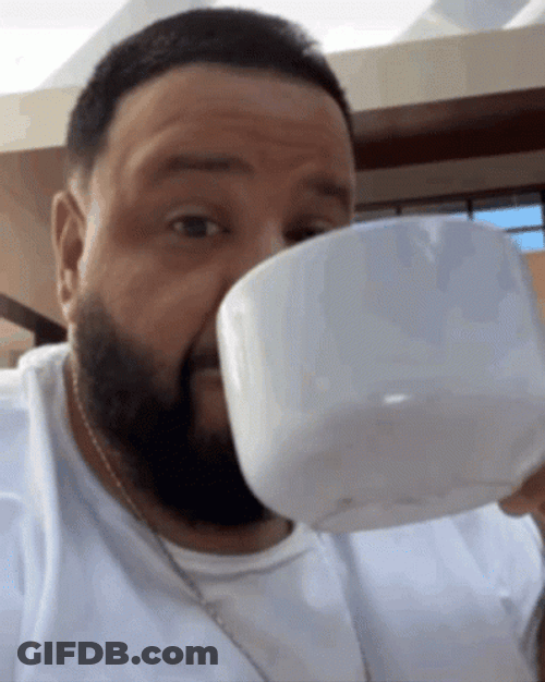 Dj Khaled Sips GIF