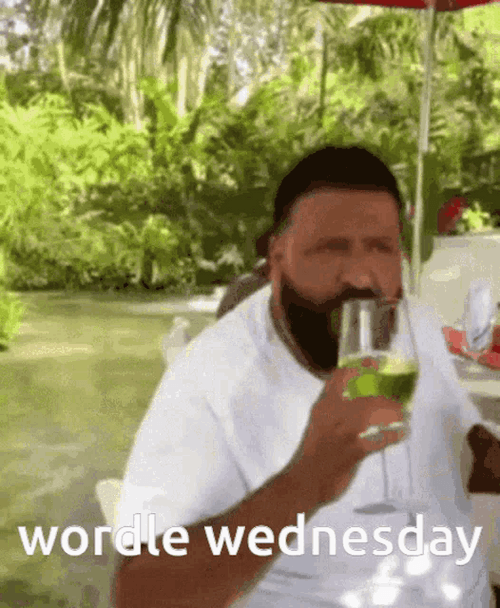 DJ Khaled Wordle Wednesday GIF