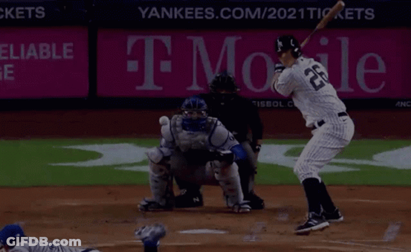 DJ LeMahieu Batting GIF