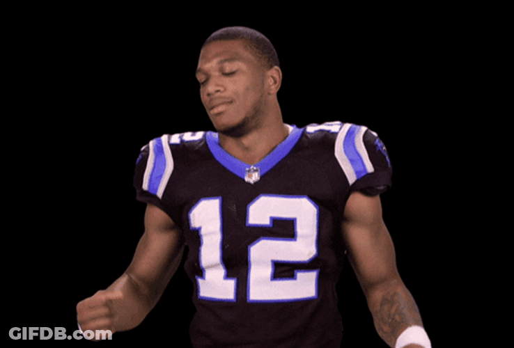 Dj Moore Flexing Muscles GIF