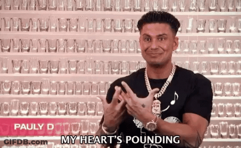 DJ Pauly D Heart's Pounding GIF