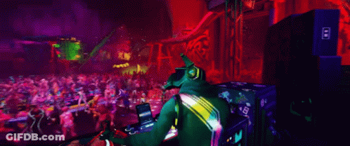 DJ Playing Music At Club GIF