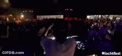 DJ Playing Music At Concert GIF