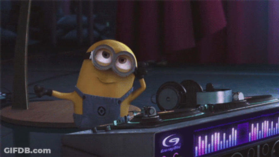 DJ Stuart The Minion GIF