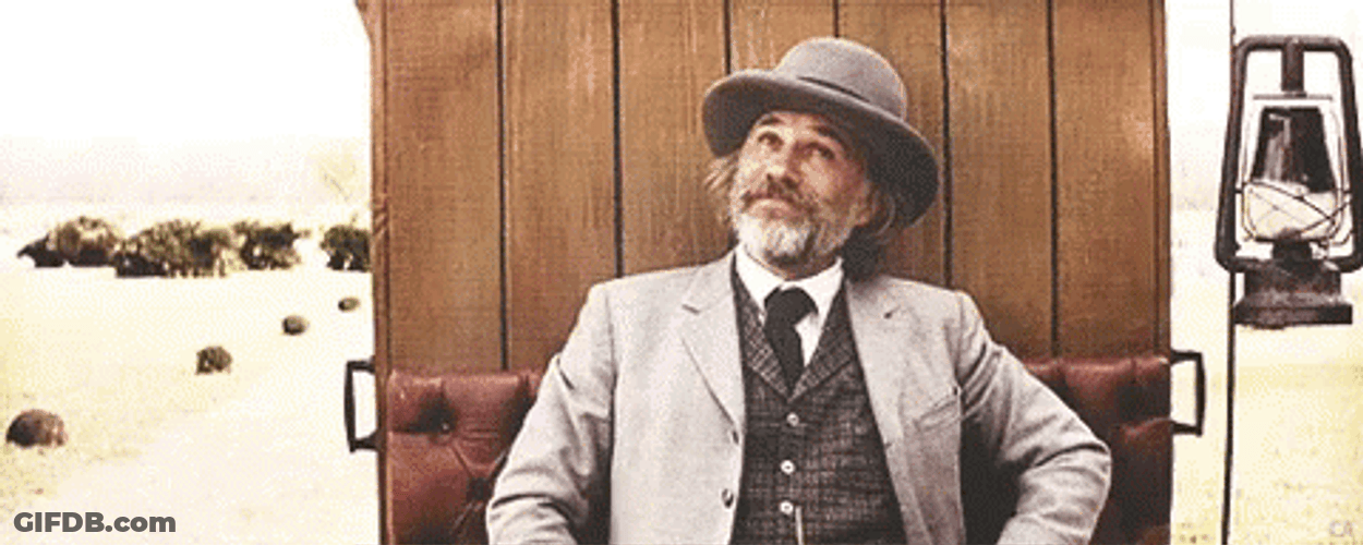 Django Dr. King Schultz Smile GIF