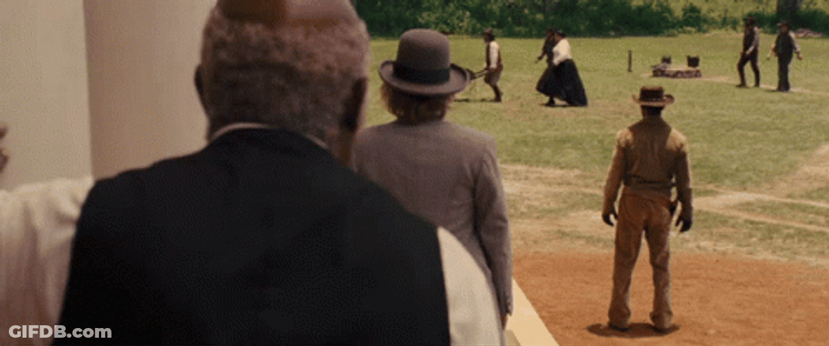 Django Jamie Foxx Turning Around GIF