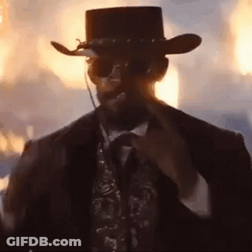 Django Jamie Foxx Walk Like A Boss GIF
