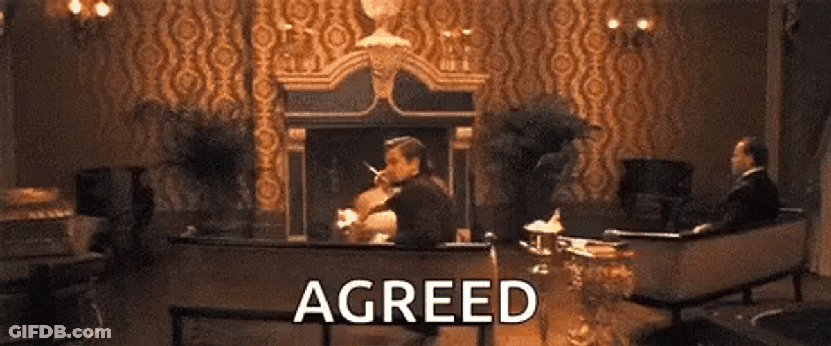 Django Leonardo DiCaprio Agreed GIF