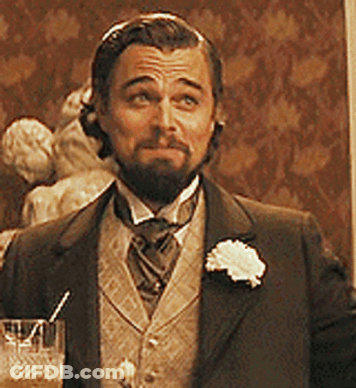 Django Leonardo DiCaprio Funny Face GIF
