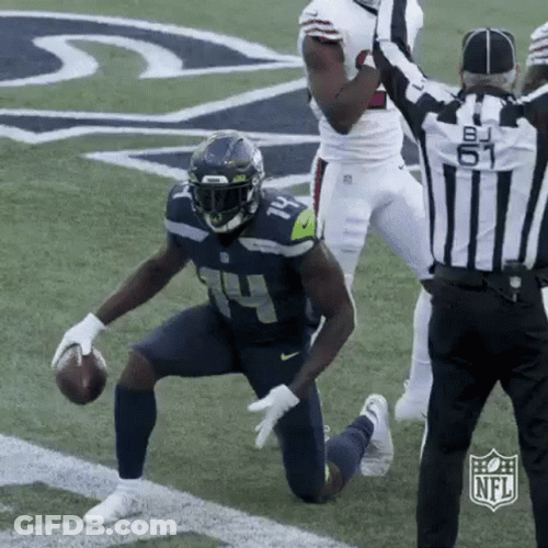 DK Metcalf Celebrating GIF