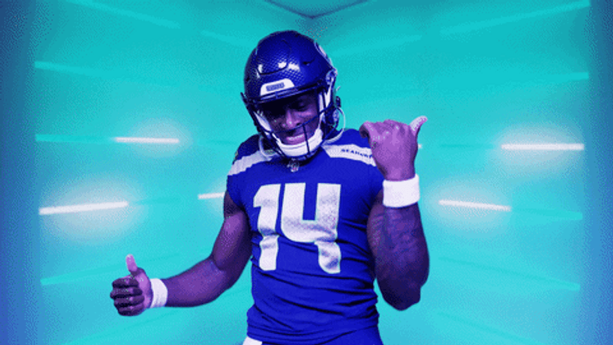 DK Metcalf Having Fun GIF