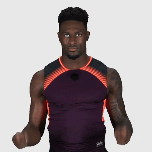 DK Metcalf Nodding GIF