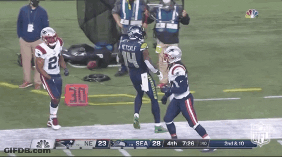 DK Metcalf Points GIF