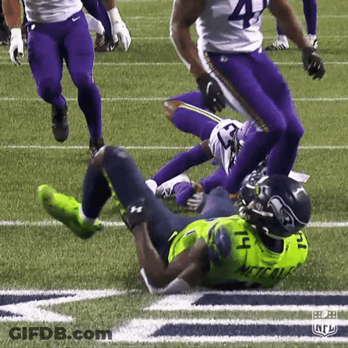 DK Metcalf Rolls GIF
