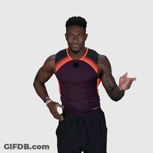 DK Metcalf Salsa Dance GIF