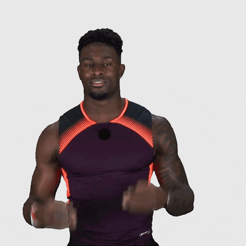 DK Metcalf Swipes Himself GIF