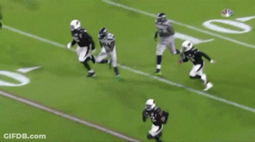DK Metcalf Tackling An Opponent GIF
