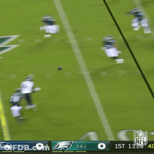 DK Metcalf Thrown Away GIF