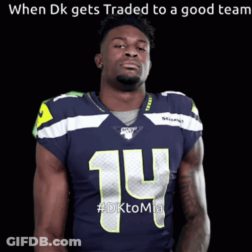 DK Metcalf Thumbs Up GIF