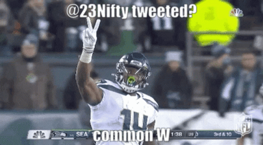DK Metcalf Waving To Fans GIF