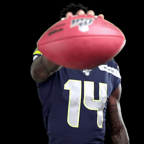 DK Metcalf Winks GIF