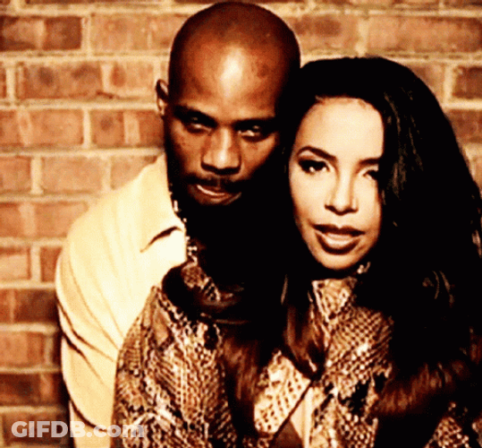Dmx And Aaliyah Playful Vibes GIF