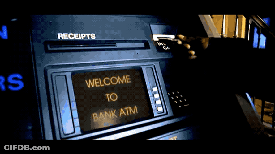 Dmx Frustrated Striking ATM Machine GIF