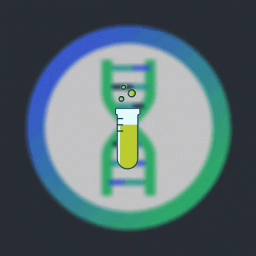 DNA Double Helix Test Tube GIF