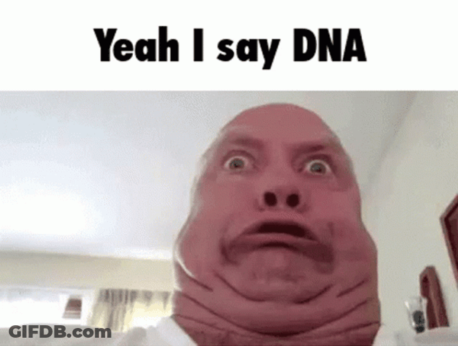 DNA Many Chins Bald Man Yeah I Say GIF