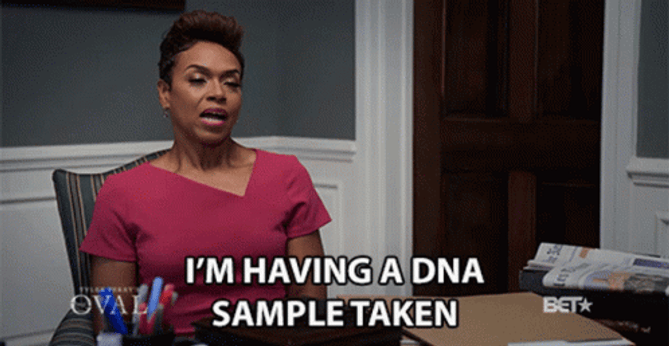 DNA Sample Taken Gillian White GIF