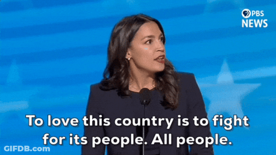 Dnc Alexandria Ocasio Cortez GIF