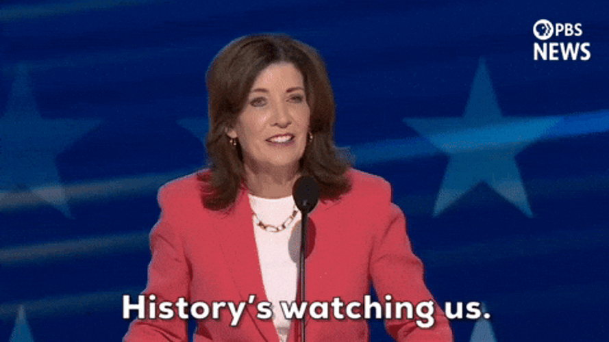 Dnc Kathy Hochul History Watching Us GIF