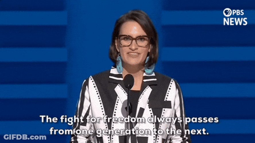 Dnc Peggy Flanagan Fight For Freedom GIF