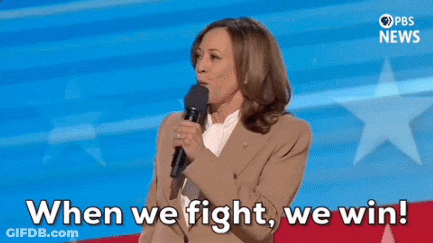 Dnc Vice President Kamala Harris We Win GIF