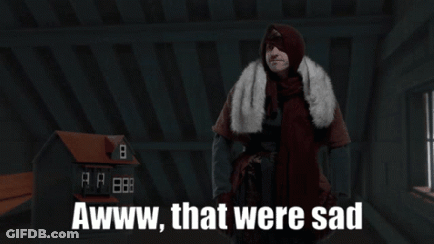 DND Aww That Were Sad GIF